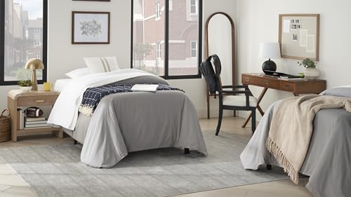 Tapete decorativo gris claro 144x108 cm Nourison miniatura 4
