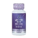 YOU'RE NATURAL Lactate Mom Breastfeeding Support Vitamins for Mom & Baby, 60 Vegetarian Capsules
