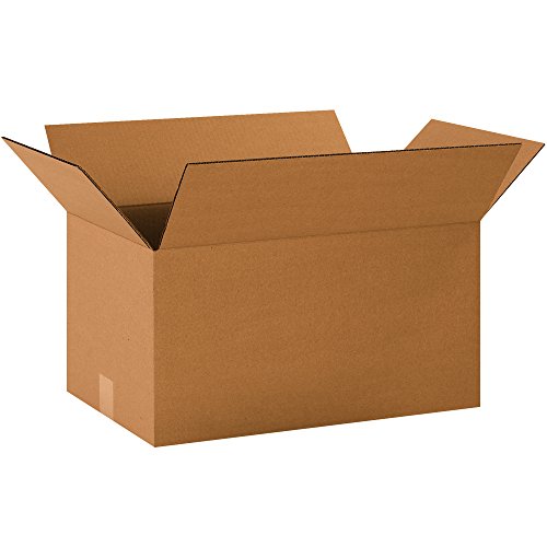 PARTNERS BRAND 20 x 12 x 10 Corrugated Cardboard Boxes, Medium 20"L x 12"W x 10"H, Pack of 20 | Shipping, Packaging, Moving, Storage Box for Home or Business, Strong Wholesale Bulk Boxes