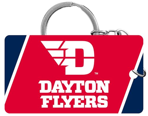 R and R Imports Dayton Flyers Acrylic Keychain 1.5" x 2.75” Officially Licensed Collegiate Product Single