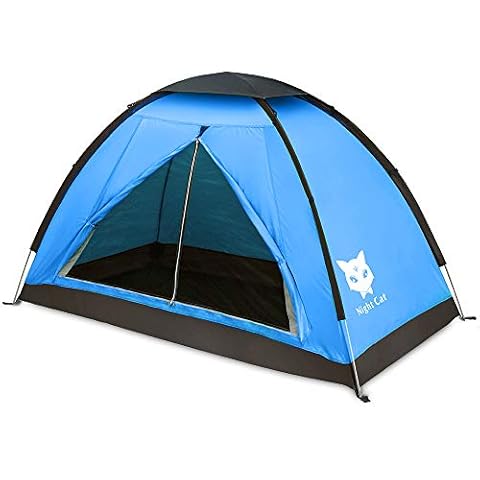 Night Cat Waterproof Backpacking Tent for 1-2 People Cover