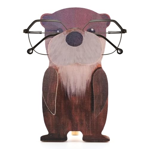 FYting Soporte Gafas,Organizador Gafas de Sol,Soporte de Madera Para Gafas de Animales, Creativo para Decoración de Escritorio para Exhibición de Gabinetes, Escritorio de Oficina, Escritorio (Koala)