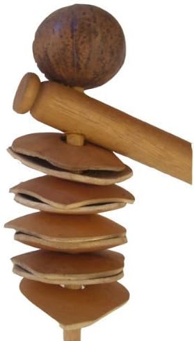 Africa Heartwood Project Wasembe Gourd Slice Shaker - Authentic Shaker made in Ghana