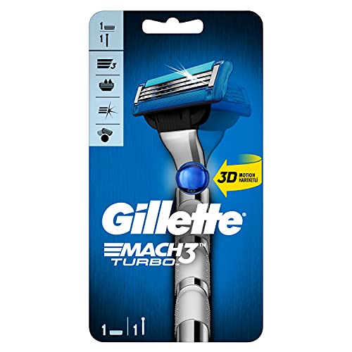 Mach3 Turbo Tıraş Makinesi + Tıraş Bıçağı (1 Adet)