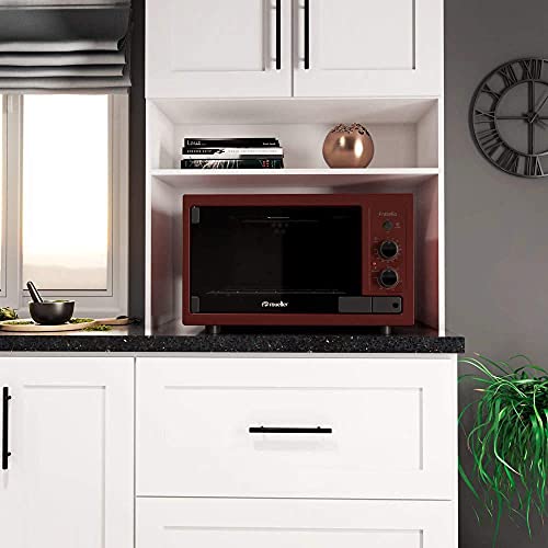 Forno de bancada elétrico 44 litros Fratello Vermelho 127v