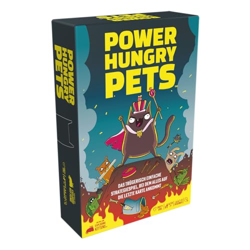 Exploding Kittens, Power Hungry Pets, gioco di carte, 2-6 giocatori, dai 7+ anni, 15 minuti, tedesco, multicolore, multicolore