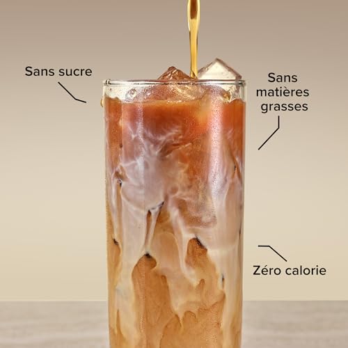 Bulk Sirop Barista Zéro Calorie, Caramel, 1 Litre, Parfait pour les shakes protéinés, Café, Thé, Desserts, Faible teneur en matières grasses, Faible calories, l'emballage peut varier – vue 5