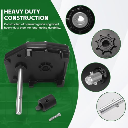 276602 RV Fifth Wheel Landing Jack Gear Box Compatible with Lippert Venture Atwood Pac-Rim Stromberg-Carlson Landing Gear Systems，Replace LC276602 LG-179015 Landing Gear Box - Thumbnail 4