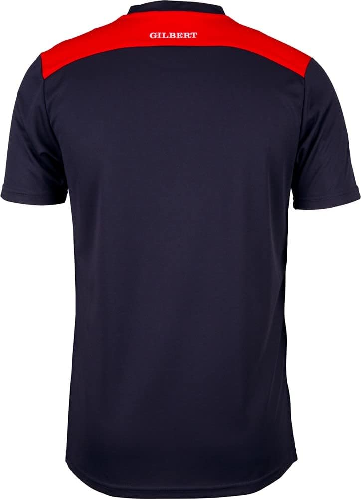 Adult Dark Navy/Red Photon Tee by London Society Rugby Union Referees