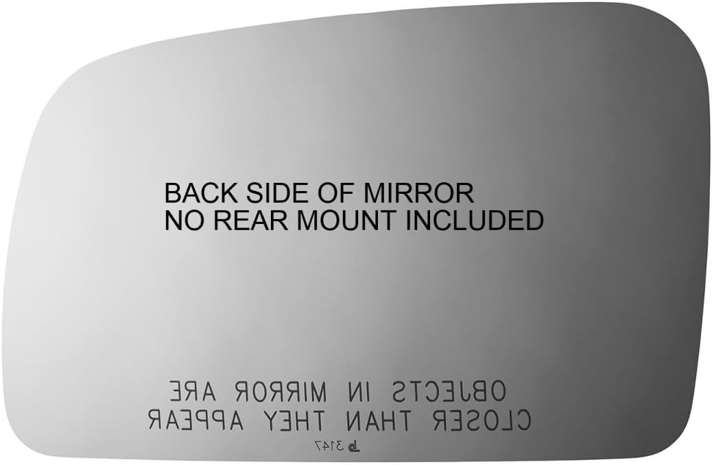Fits 92-96 Crown Vic, Grand Marquis Right Passenger Convex Mirror Glass Lens w/Adhesive USA Non Heated
