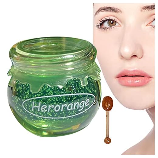 FASSME Óleo mel – Hidratante natural para cuidados labiais – Protetor longa duração com escova, produtos hidratantes para os lábios