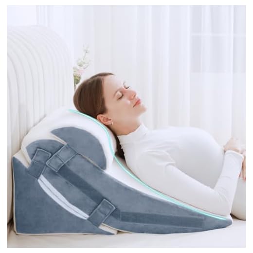 SlumbayTale Bed Wedge Pillow for Sleeping, 12&18&25 Inch Adjustable Height Memory Foam Wedge Pillow for After Surgery, 12-in-1 Wedge Pillow for Acid Reflux, Snoring, Gerd, Back Pain