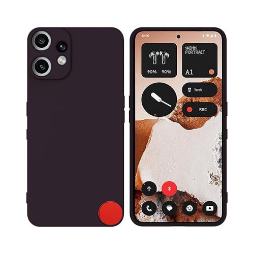 Image of FIRST MART Matte Silicone Back Cover for Nothing Phone CMF 2 Pro - Purple