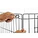 Dog Playpen - Foldable Metal Exercise Puppy Play Pen with 8 24x30in Panels - Indoor/Outdoor Pen with Door for Dogs, Cats or Small Animals by PETMAKER
