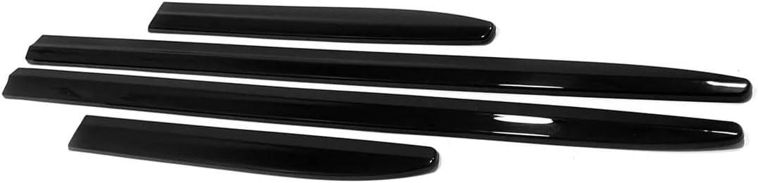 Car Accessories Exterior Body Door Side Molding Cover Trim (Glossy Black) Fit for Ford Explorer 2020 2021 2022 2023 ABS 4 PCS