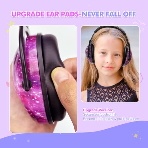 ZOHAN EM030 Kids Ear Protection, Noise Cancelling Headphones Ear Muffs for Autism Sensory, Safety Noise Reduction Hearing Protection for Monster Truck/Concerts/Fireworks/Air Shows - Image 3