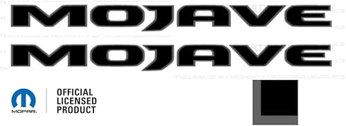 Decal Mods Mojave - CalcomanĂa gráfica de vinilo para Jeep WranglerMojave JLJT (2019-2022), color negro con contorno gris oscuro FBDRKGO (juego de Decal Mods Mojave - CalcomanĂa gráfica de vinilo para Jeep WranglerMojave JLJT (2019-2022), color negro con contorno gris oscuro FBDRKGO (juego de
