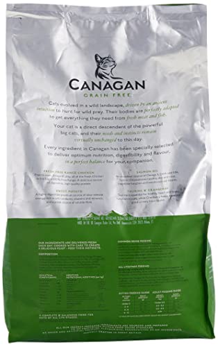 Canagan Complete Katzenfutter – getreidefrei, Freiland-Huhn