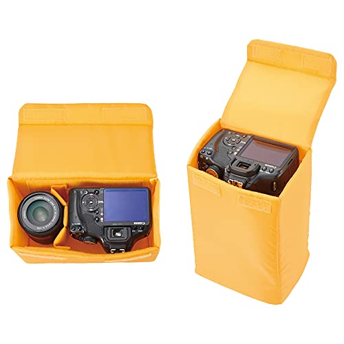 ハクバ 【Amazon.co.jp限定】HAKUBA カメラバッグ Chululu(チュルル) レニュー トートバッグ Mサイズ マスタード リサイクル素材のサスティナブルなバッグ AMZSCH-RETTMMT