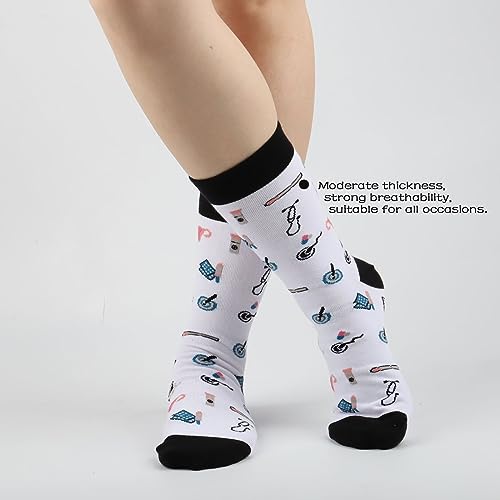 2 Pairs IVF Socks In Vitro Fertilization Gift IVF Themed Gift Infertility Treatment Gift IVF Medication Gift4