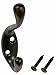 Dorman Hardware 4-1759 One Coat Hook Traditional Double, Bronze