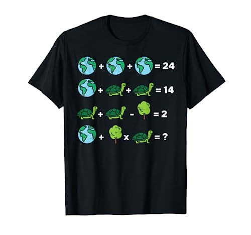 Earth Day Order Of Operations Quiz Funny Math Teacher Gift T-Shirt