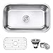 Ruvati 30-inch Undermount 16 Gauge Stainless Steel Kitchen Sink Single Bowl - RVM4250