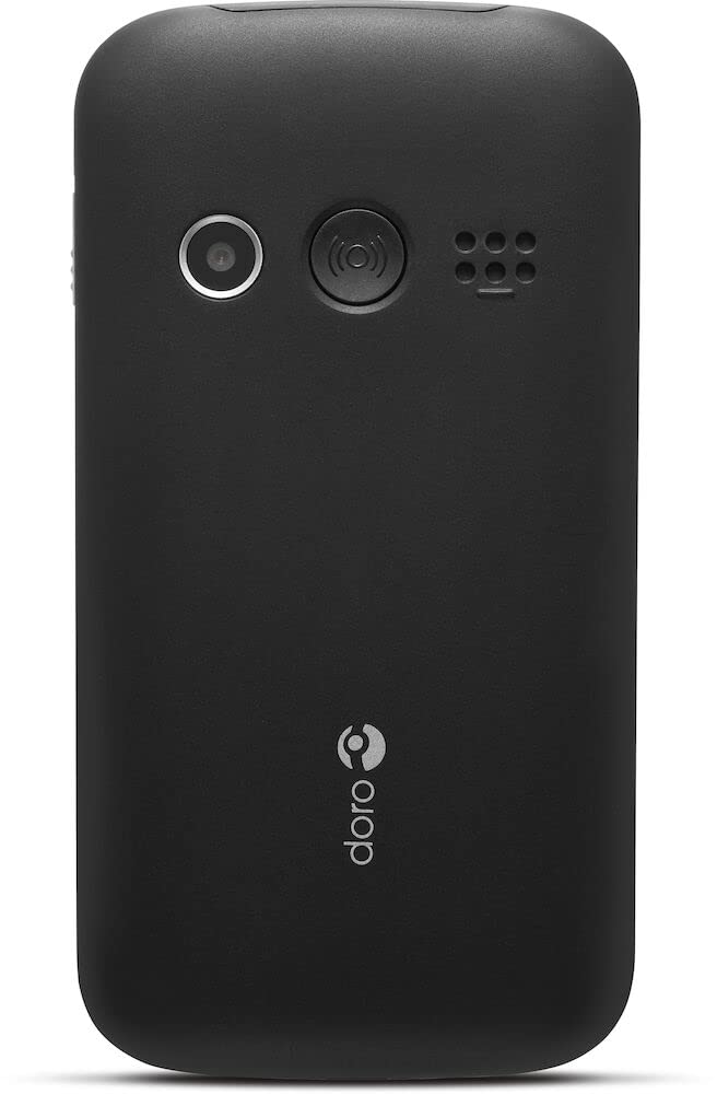 Doro 1380 2G Telefono Cellulare per Anziani - Dual SIM - Telefonino - Dumb Phone - Mini Telefono - Fotocamera - Tasto SOS - Base di Ricarica - Vivavoce - Bluetooth - Telefonia [Versione Italiana]