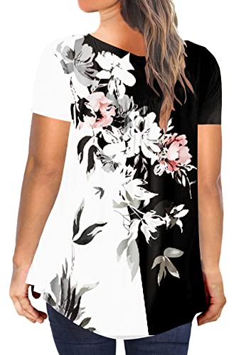 Ulovmi Plus Size Tunic Tops For Women Summer Blouses Casual Shirts3