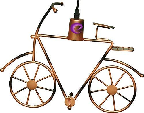 Image of GreyWings Vintage Cycle Shaped Hanging Light for Home Decor, Antique Pendant Lamp, Decorative Industrial Style Lamp for (Bulb Not Included) Small Pack of 2