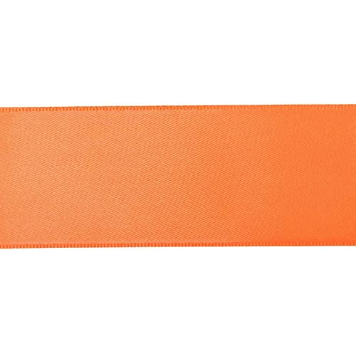 Rico Design Paper Poetry - Cinta de raso (38 mm, 3 m), color naranja neón