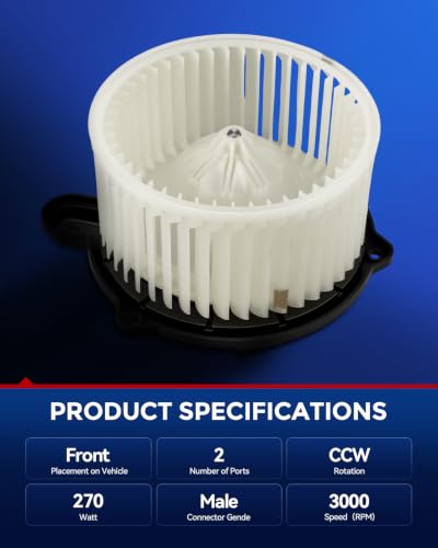 Image of KAX AC Blower Motor for Santa Fe 2007-2009, Tucson 2017, Elantra 2007-2008