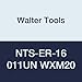 Walter Tools NTS-ER-16 011UN WXM20 Carbide NTS Threading Inserts, External Thread, Full Profile, American UN 60 Degree (Pack of 10)