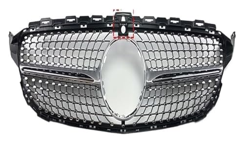 Grille pare-choc avant Mercedes W205 argent antichoc avec support cam