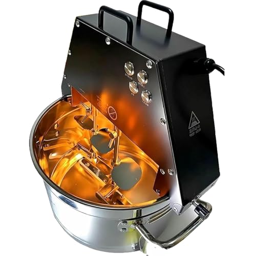 ylpddmm Olla de cocción automática de 10 L con Doble Paleta agitadora, batidora eléctrica de Alimentos de Acero Inoxidable, Velocidad de agitación Ajustable para Hacer mermeladas, Salsas y Rellenos