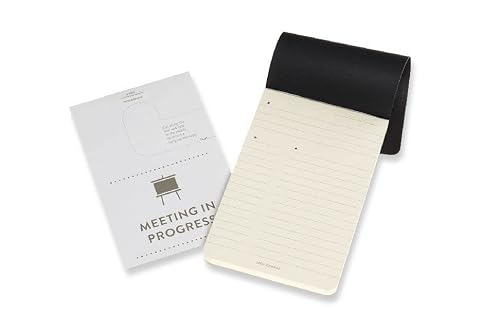 Moleskine Pro Pad, Soft Cover, Pocket (3.5" X 5.5") Ruled/Lined, Black, 96 Pages #TOP5