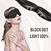 YIVIEW Sleep Mask for Side Sleeper, Complete Light Blocking 3D Sleeping Eye Mask, Soft Breathable Eye Cover for Women Men, Relaxing Zero Pressure Night Blindfold