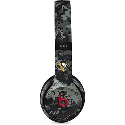 Skinit Decal Audio Skin Compatible with Beats Solo 2 Wireless - Officially Licensed NHL Pittsburgh Penguins Camo Design