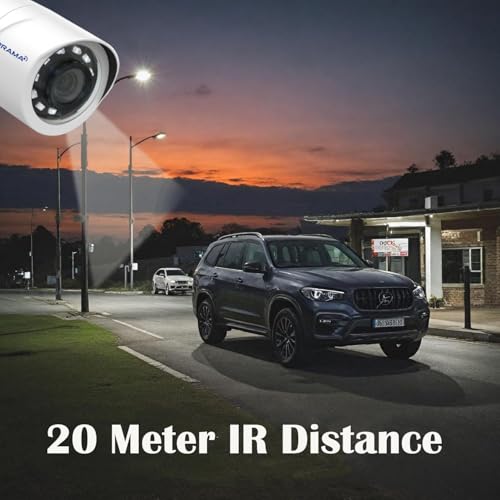 Image of PRAMA PT-HTD110E-IP 2MP Eco Bullet Camera, 2 MP high Performance CMOS, 1920 x 1080 Resolution, 3.6 mm Fixed Lens, Up to 20 m IR Distance, DNR, DWDR, Weatherproof IP66.