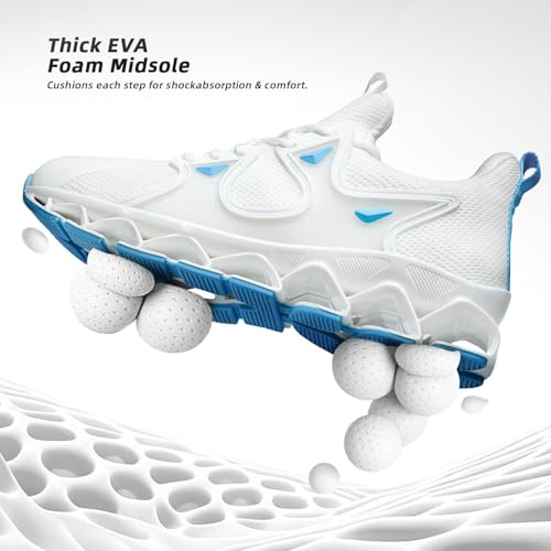 Image of Mens Running Shoes Blade Fashion Sneakers Casual Slip on Tennis Walking Athletic Sport Trainers Zapatillas para Hombre