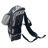 Kokiya Mochila para concentrador de oxigênio, portátil, com alça de ombro ajustável, bolsa de transporte profissional e acessórios para G3 e G5, Cinza