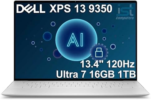 Dell XPS 13 9350 AI Business Laptop (13.4" FHD+ 120Hz, Intel Core...