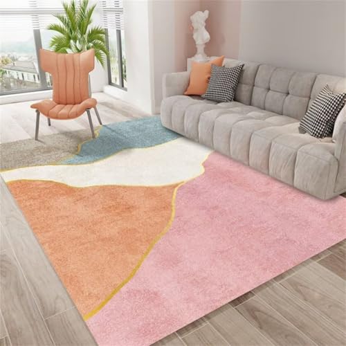 Tapis de conception simple incurvée 80x120cm pour décoration moderne