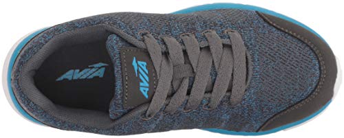 Avia Boy's Avi-Rift Sneaker, Midnight Grey/Surf Blue/Mortar Grey, 4 Medium Us Big Kid #TOP30