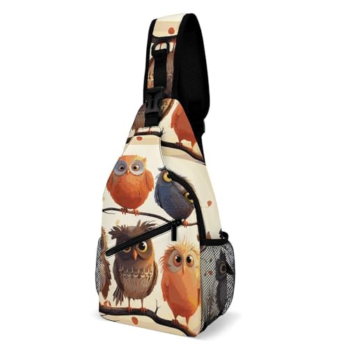 Bolso cruzado tipo sling para viaje y senderismo miniatura 1