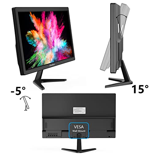 Feihe 19.5 Inch Computer Monitor (1600X900) 75Hz With Hdmi And Vga Monitor For Pc With Built-In Dual Speakers Vesa Mounting With Tilt Adjustment #TOP4