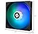 Thermalright TL-C14C-S CPU Fan 140mm ARGB Case Cooler Fan, 4pin PWM Silent Computer Fan with S-FDB Bearing Included, up to 1500RPM Cooling Fan