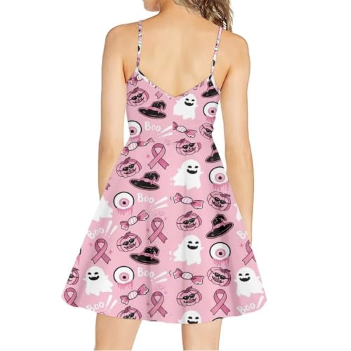 Image of Cozeyat Women Girls Summer Sleeveless Dress Casual Swing Beach Cover Up Knee Length Dresses,Large Size XS-4XL