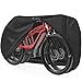 Zettum Bike Cover for 2 Bikes - 600D Bike Covers Outdoor Storage Waterproof & Heavy Duty, Bicycle Cover for 2 eBike, Mountain Bike, Road Bike, Hybrid Bike, Beach Cruiser Bike, Scooter and More