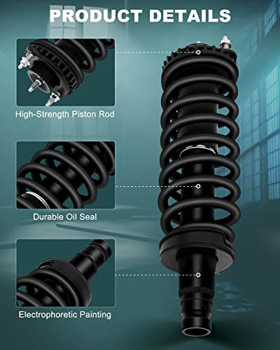 AUTOMUTO - All (4) Front & Rear Complete Strut & Spring Assembly for 2004-2007 for Buick Rainier 2002-2009 for Chevrolet Trailblazer - Thumbnail 2